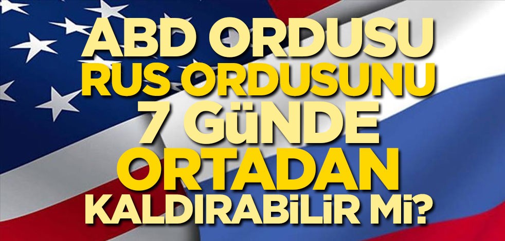 Çin haber ajansı: ABD ordusunun, Rusya ordusunu yok etmesi mümkün değil