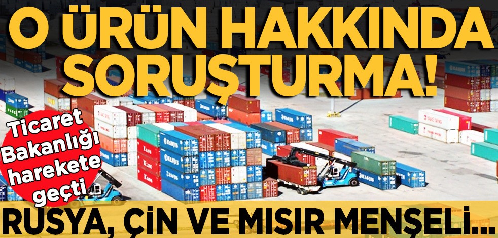 Çin, Mısır ve o ülkeye Menşeli BOPP film ithalatına böyle sözlerle soruşturma açıldı! Resmi Gazete'de