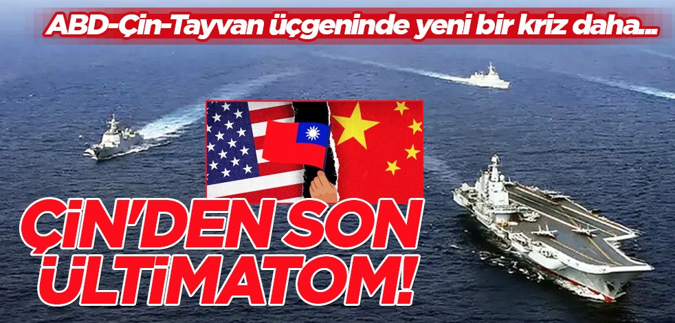 Çin Savunma Bakanlığı'ndan ültimatom: Tayvan lideri ateşle oynuyor! 49 uçak, 19 savaş gemisi orada görüntülendi