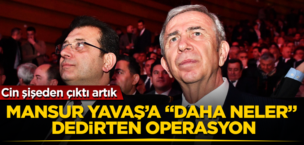 Cin şişeden çıktı artık! Ekrem İmamoğlu’ndan Mansur Yavaş'a "Daha neler" dedirten operasyon