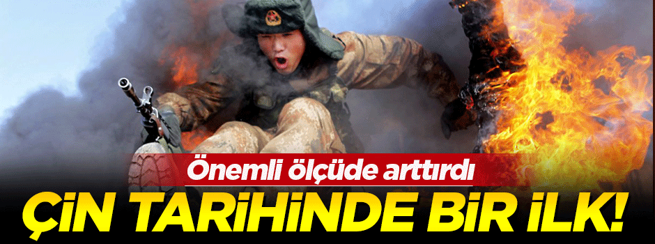 Çin tarihinde bir ilk!