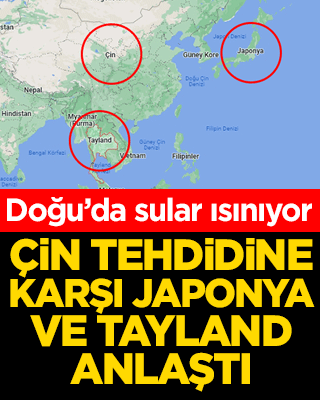 Çin tehdidi, Japonya ile Tayland'ın anlaşma yapmasına neden oldu