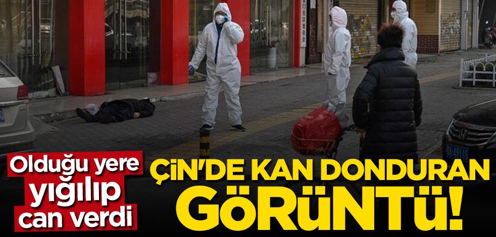 Çin'de dehşete düşüren görüntü!