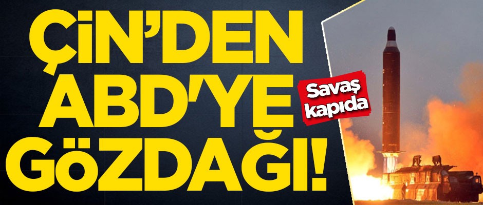 Çin, ABD'ye balistik füze ile gözdağı verdi