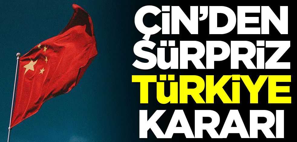 Çin'den bomba etkisi yapacak Türkiye kararı! Resmen seçtiler
