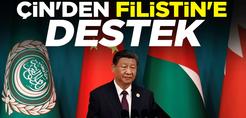 Çin'den Filistin'e destek