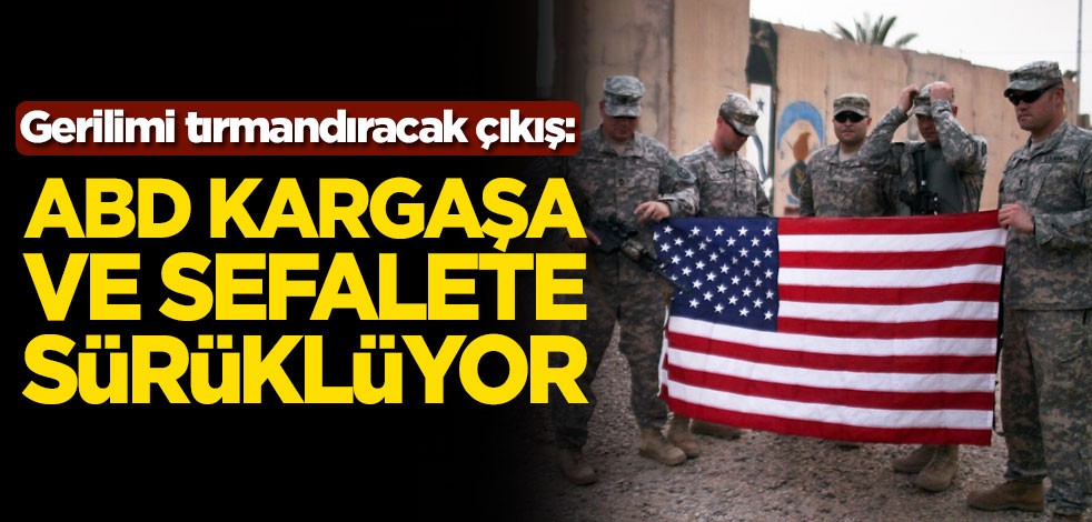 Çin'den gerilimi tırmandıracak çıkış: ABD kargaşa ve sefalete sürüklüyor