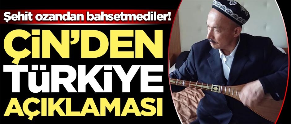 Çin'den Türkiye'ye toplama kampı cevabı!
