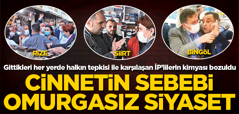 Cinnetin sebebi omurgasız siyaset