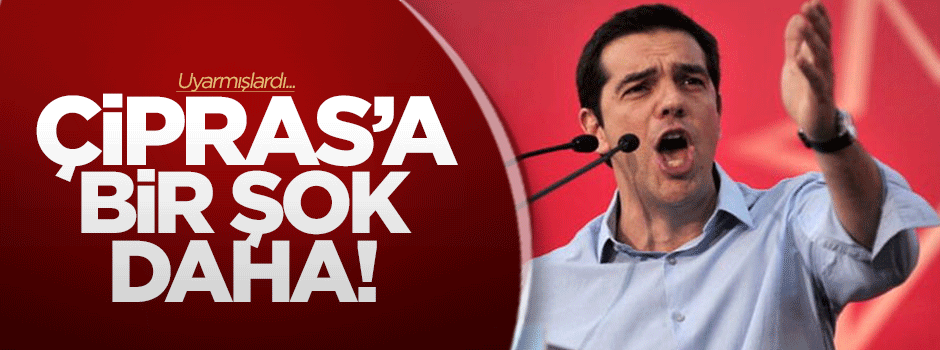 Çipras'a bir şok daha!