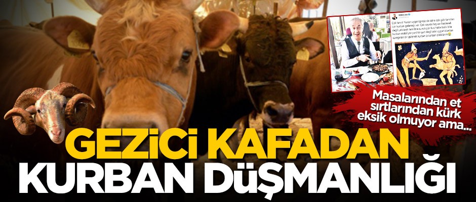 Çirkin yüzlerini sergilediler! Gezici kafadan kurban düşmanlığı