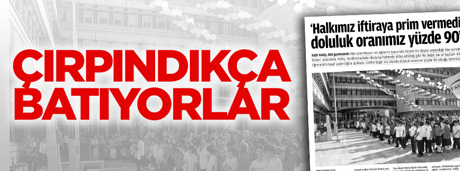 Çırpındıkça batıyorlar