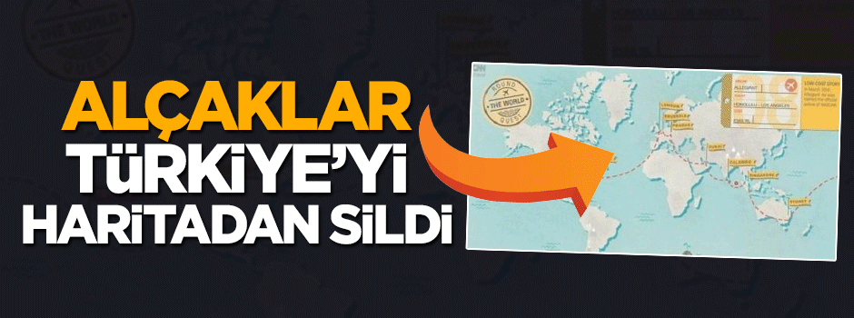 CNN International Türkiye'yi dünya haritasından sildi