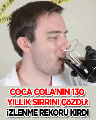 Coca Cola'nın sır gibi saklanan 130 yıllık tarifini çözdü