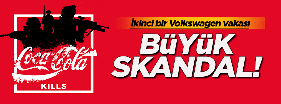 Coco Cola'dan büyük skandal!