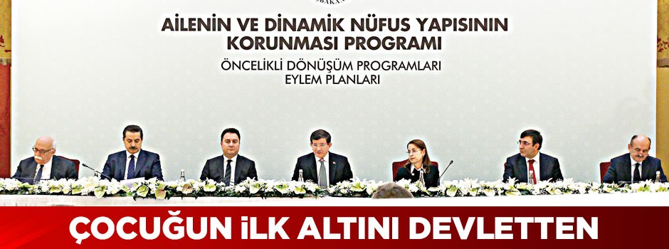 Çocuğun ilk altını devletten