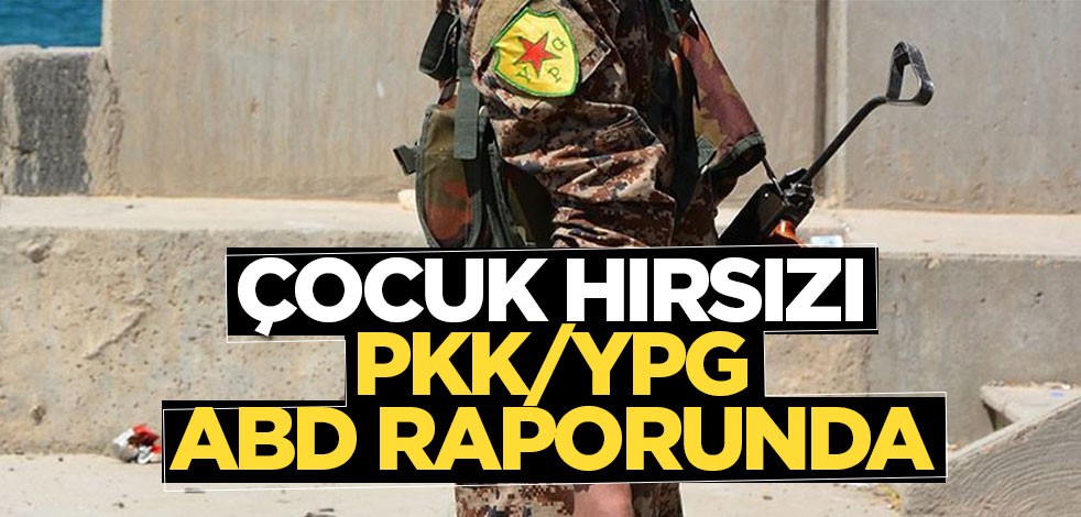 Çocuk hırsızı PKK/YPG ABD raporunda