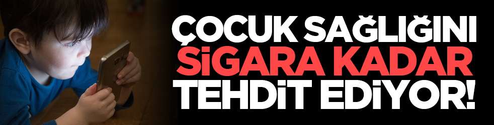 Çocuk sağlığını sigara kadar tehdit ediyor!