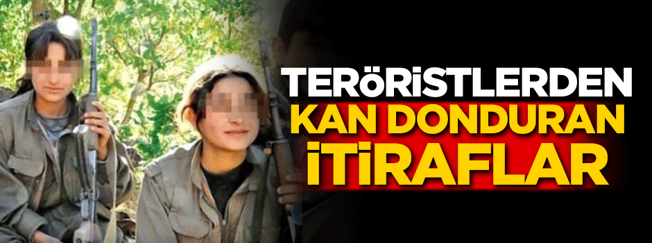 Çocuk teröristlerden kan donduran ifadeler!