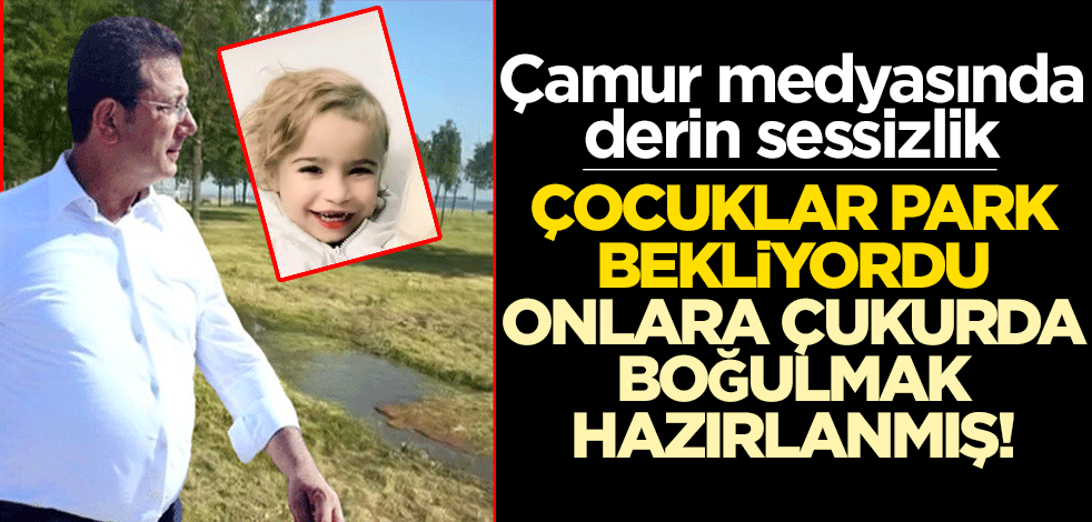 Çocuklar park bekliyordu, onlara çukurda boğulmak hazırlanmış!