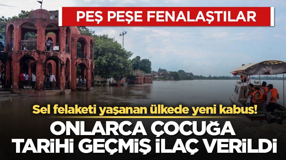 Çocuklar peş peşe fenalaştı … Sel felaketi yaşanan ülkede yeni kabus! Onlarca çocuğa tarihi geçmiş ilaç verildi