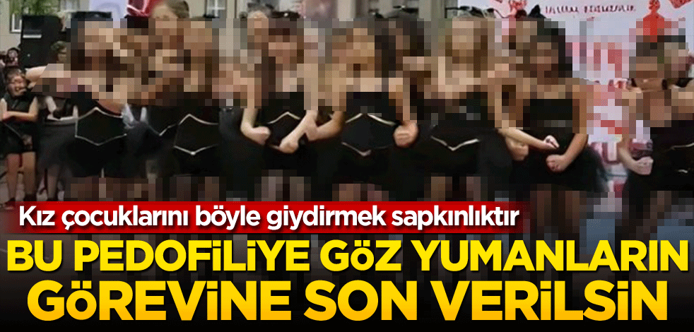 Çocukları böyle giyindirmek sapkınlıktır Bu pedofiliye göz yumanlar utansın!