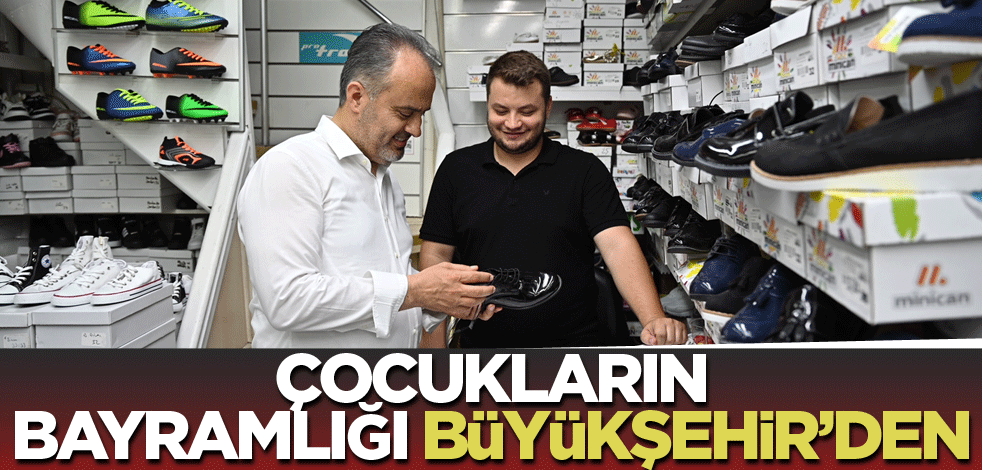 Çocukların bayramlığı Büyükşehir’den