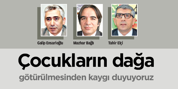 ‘Çocukların dağa götürülmesinden kaygı duyuyoruz’