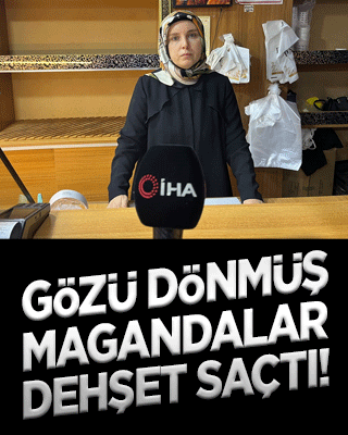 Gözü dönmüş magandalar dehşet saçtı!