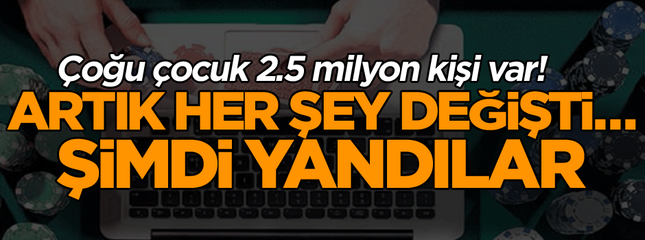 Çoğu çocuk 2.5 milyon kişi var! Artık her şey değişti… Şimdi yandılar