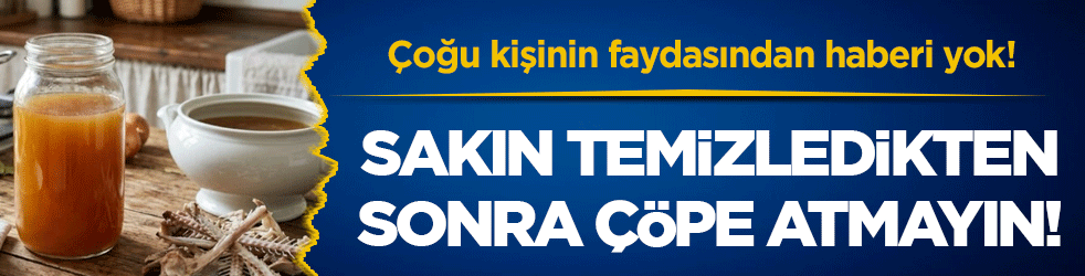 Çoğu kişinin faydasından haberi yok: Sakın temizledikten sonra çöpe atmayın!