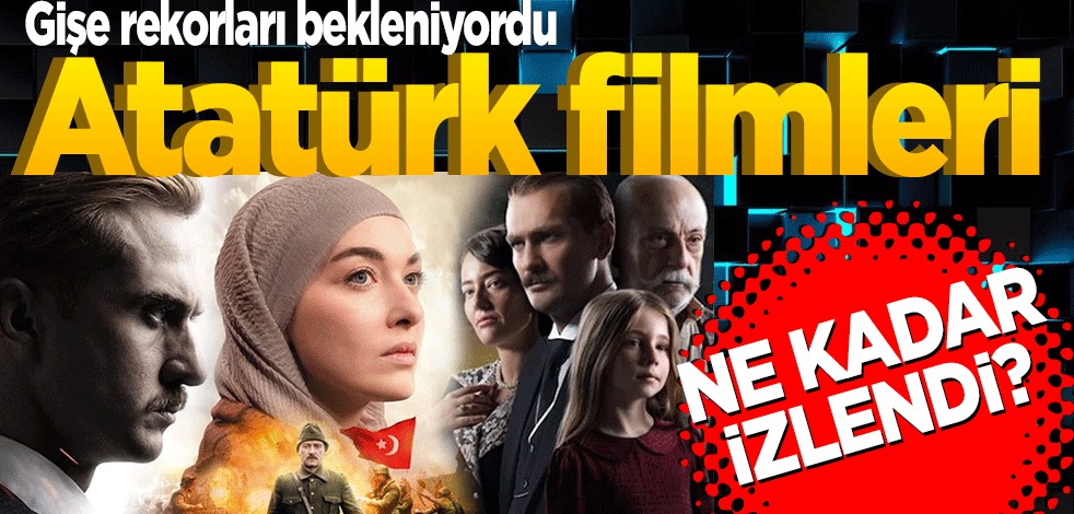 Çok büyük reklamları yapıldı! Atatürk filmleri ne kadar izlendi?