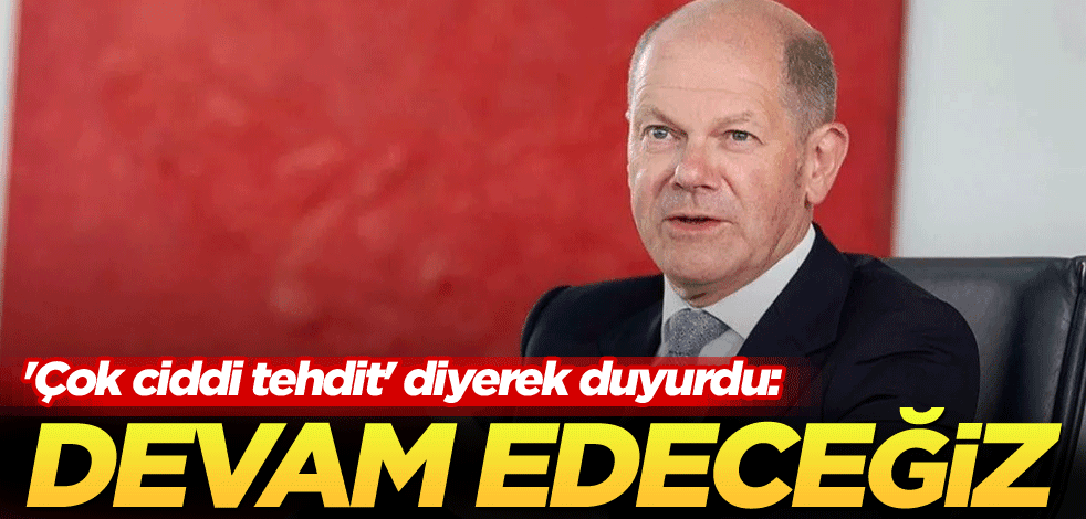 'Çok ciddi tehdit' diyerek duyurdu: Devam edeceğiz