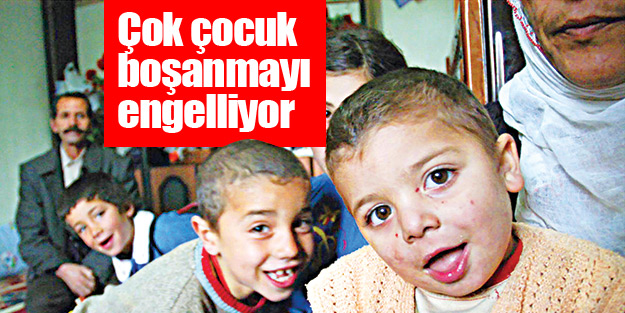 Çok çocuk boşanmayı engelliyor