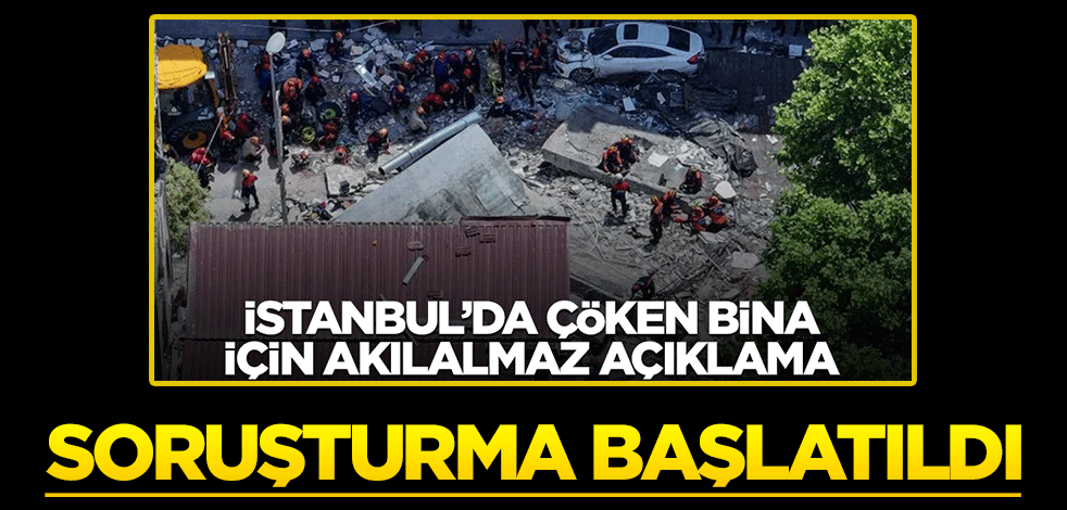 Çöken apartmanla ilgili soruşturma