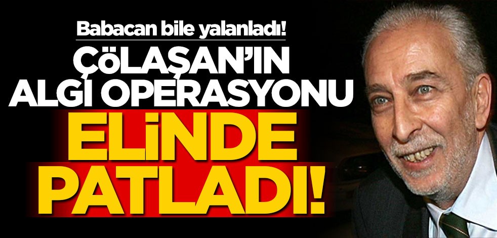 Çölaşan'ın Libya iddiası elinde patladı