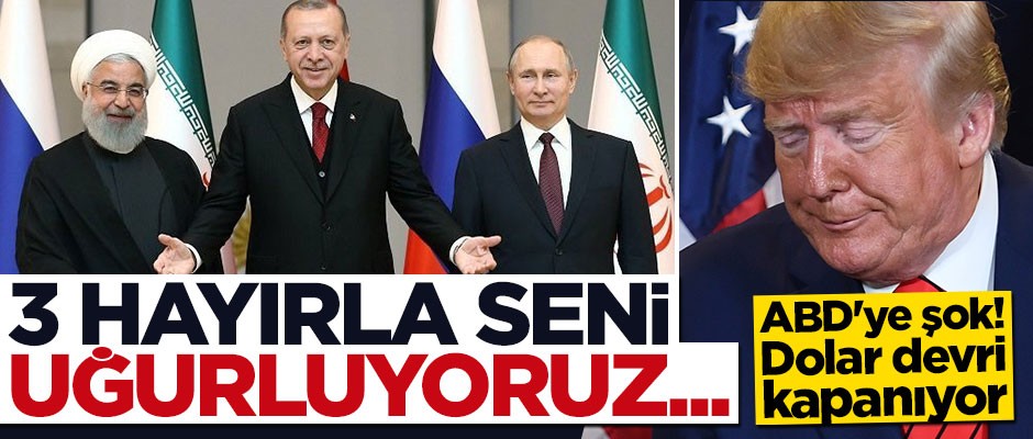 Contra Magazin: Rusya, Türkiye ve İran ABD dolarına "elveda" diyor