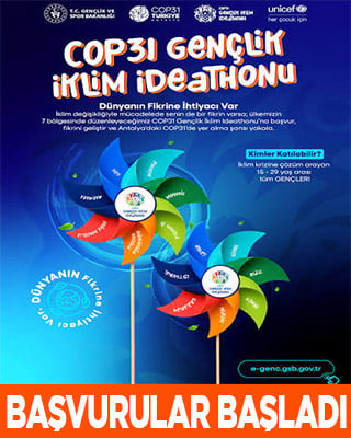 COP31 Gençlik İklim Ideathonu başvuruları başladı
