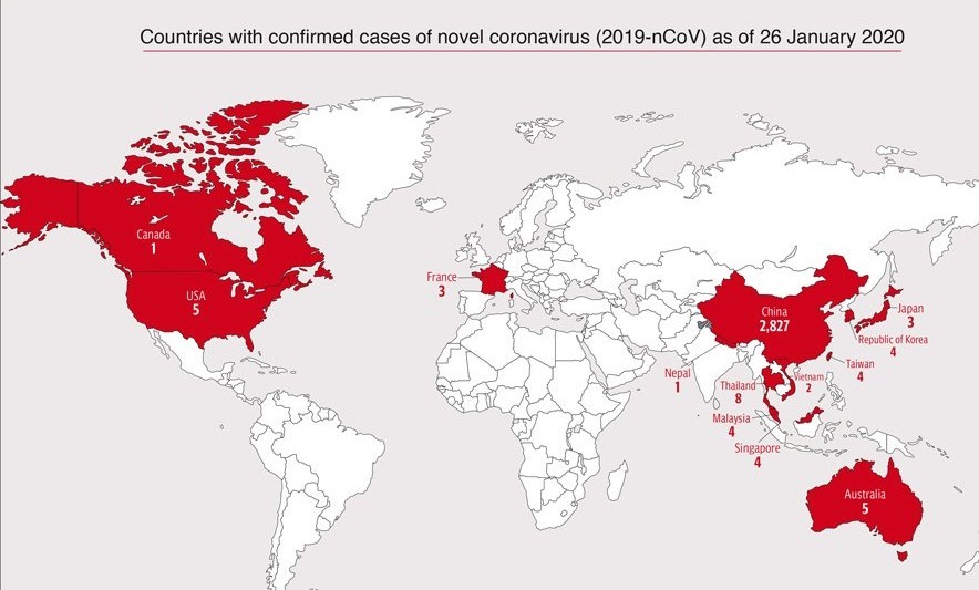 Corona virüsü hangi ülkelerde görüldü?