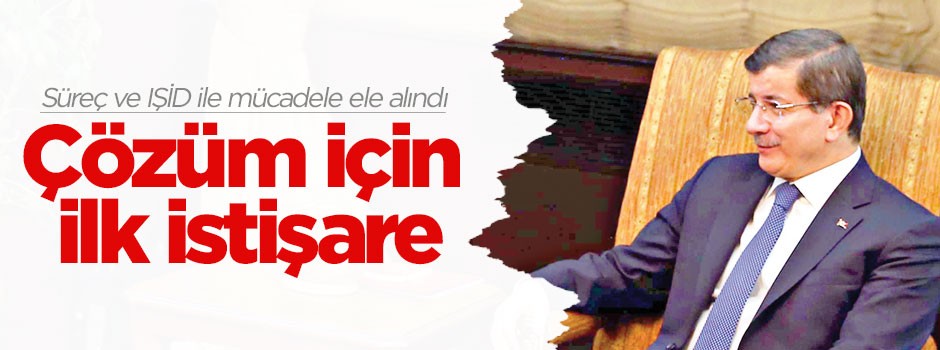 Çözüm için ilk istişare