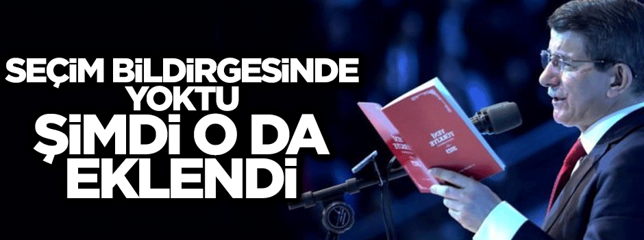 Çözüm süreci seçim beyannamesine eklendi