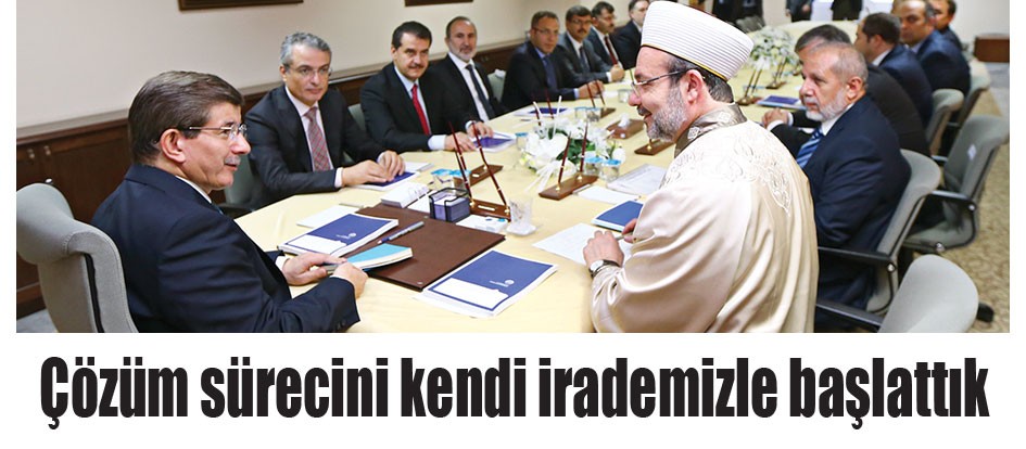 Çözüm sürecini kendi irademizle başlattık