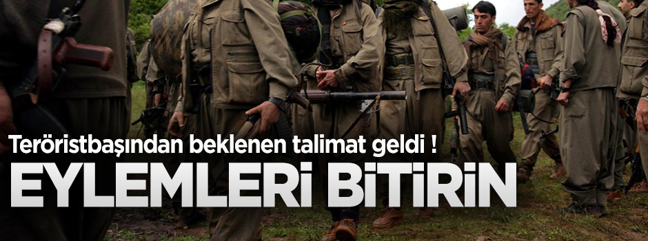 'Çözüm yolundayız eylemleri bitirin'