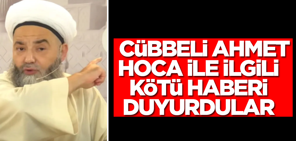 Cübbeli Ahmet Hoca'dan kötü haber! "Tüm çevrenize duyurmanızı rica ediyoruz" diyerek açıkladılar