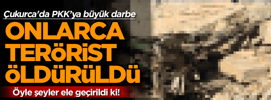 Çukurca'da PKK büyük darbe, onlarca terörist öldürüldü