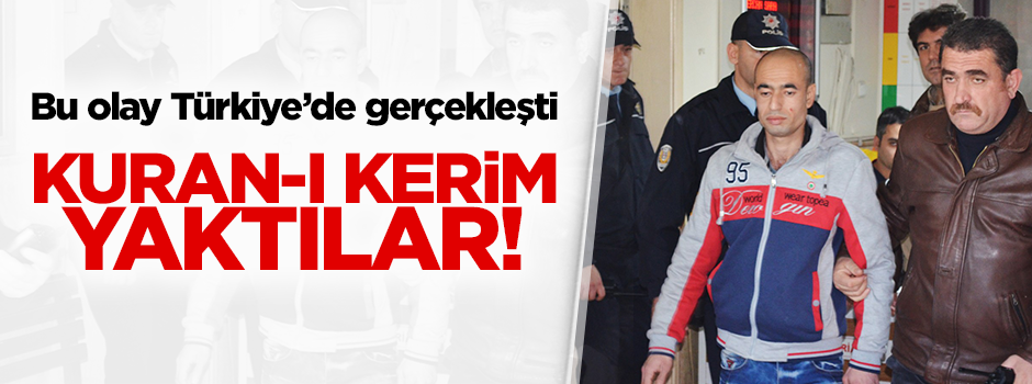 Cuma çıkışında Kur’an yaktılar!