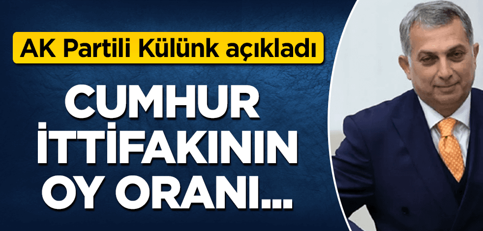 "Cumhur İttifakı yüzde 70 bile alabilir"