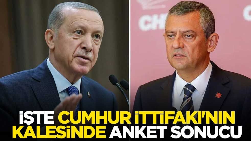 Cumhur İttifakı'nın kalesi! İşte Erzurum'daki anket sonucu