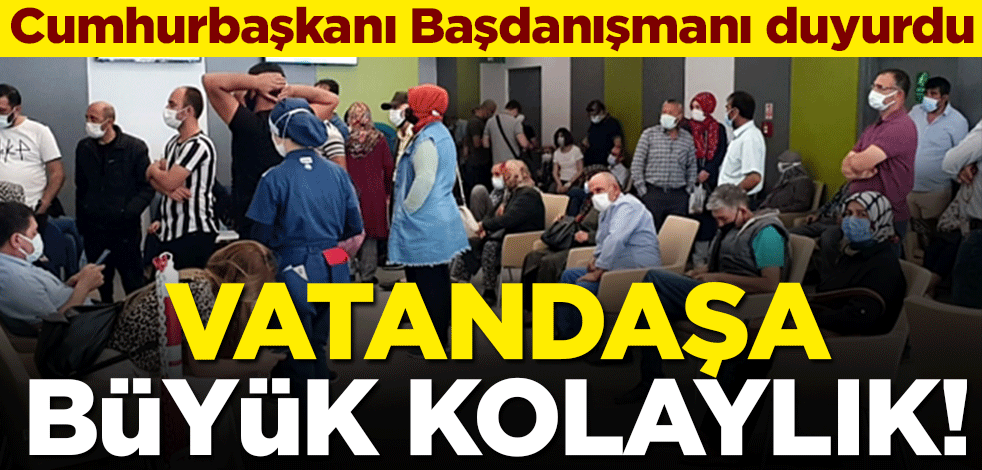 Cumhurbaşkanı Başdanışmanı duyurdu: Hastanelere randevusuz gidilebilecek!