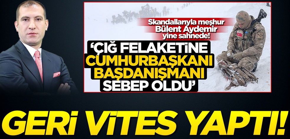 Cumhurbaşkanı Başdanışmanı Gülşen Orhan'a iftira atan Bülent Aydemir geri vites yaptı
